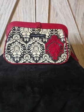 Petunia Pickle Bottom Black & Red Patterned Women’s Clutch